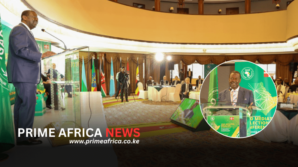 Kenyan Foreign Affairs CS Musalia Mudavadi Warns Against Commercialization of Global Peace Efforts at IGAD Conference in Nairobi