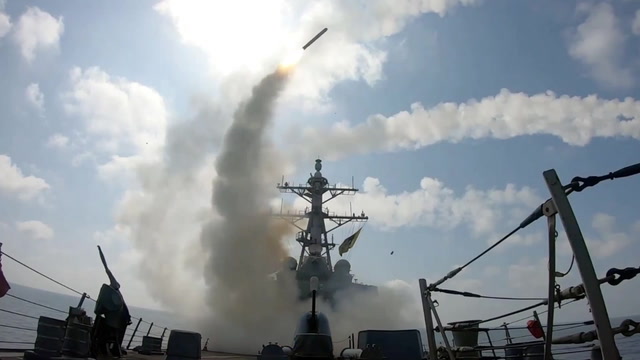 US military says it fired on Iranian-flagged oil tanker in the Gulf of Oman